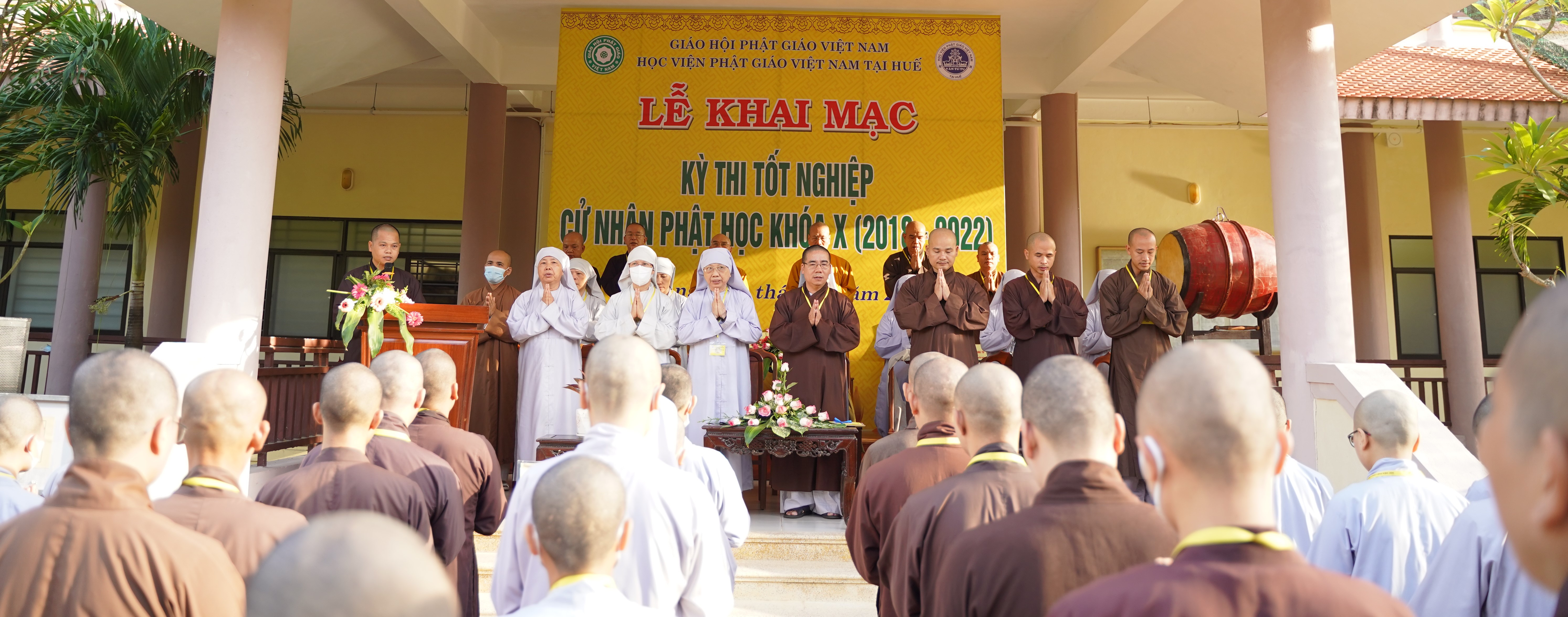 Học viện PGVN tại Huế tổ chức kỳ thi Tốt nghiệp Cử nhân Phật học khóa X