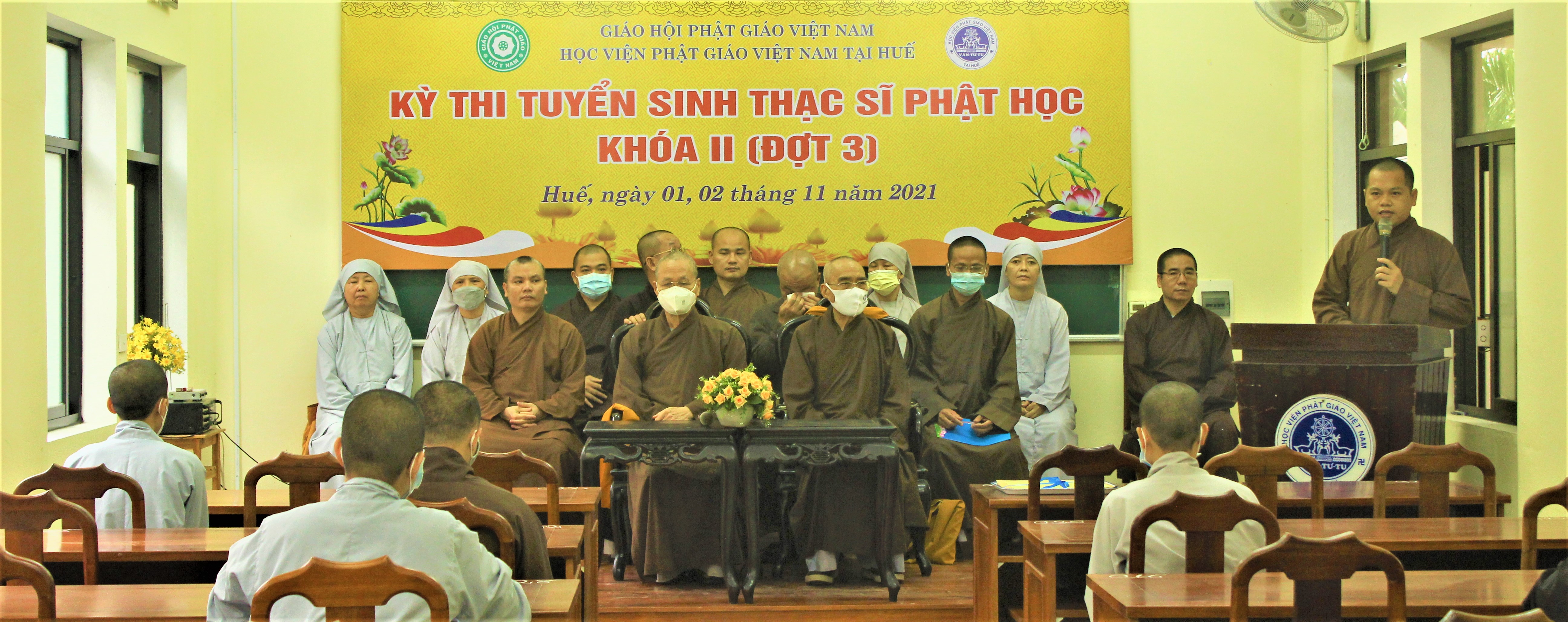 Học viện PGVN tại Huế tổ chức thi tuyển sinh Thạc sĩ Phật học khoá II (đợt 3)