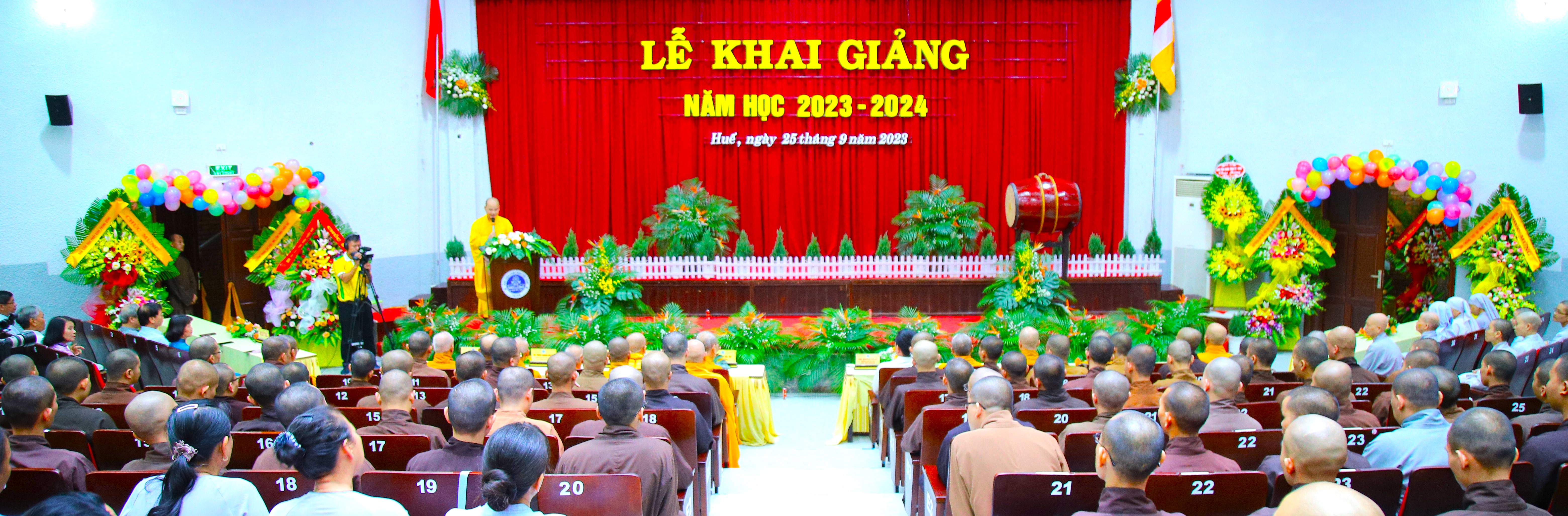 Học viện PGVN tại Huế khai giảng năm học mới 2023-2024