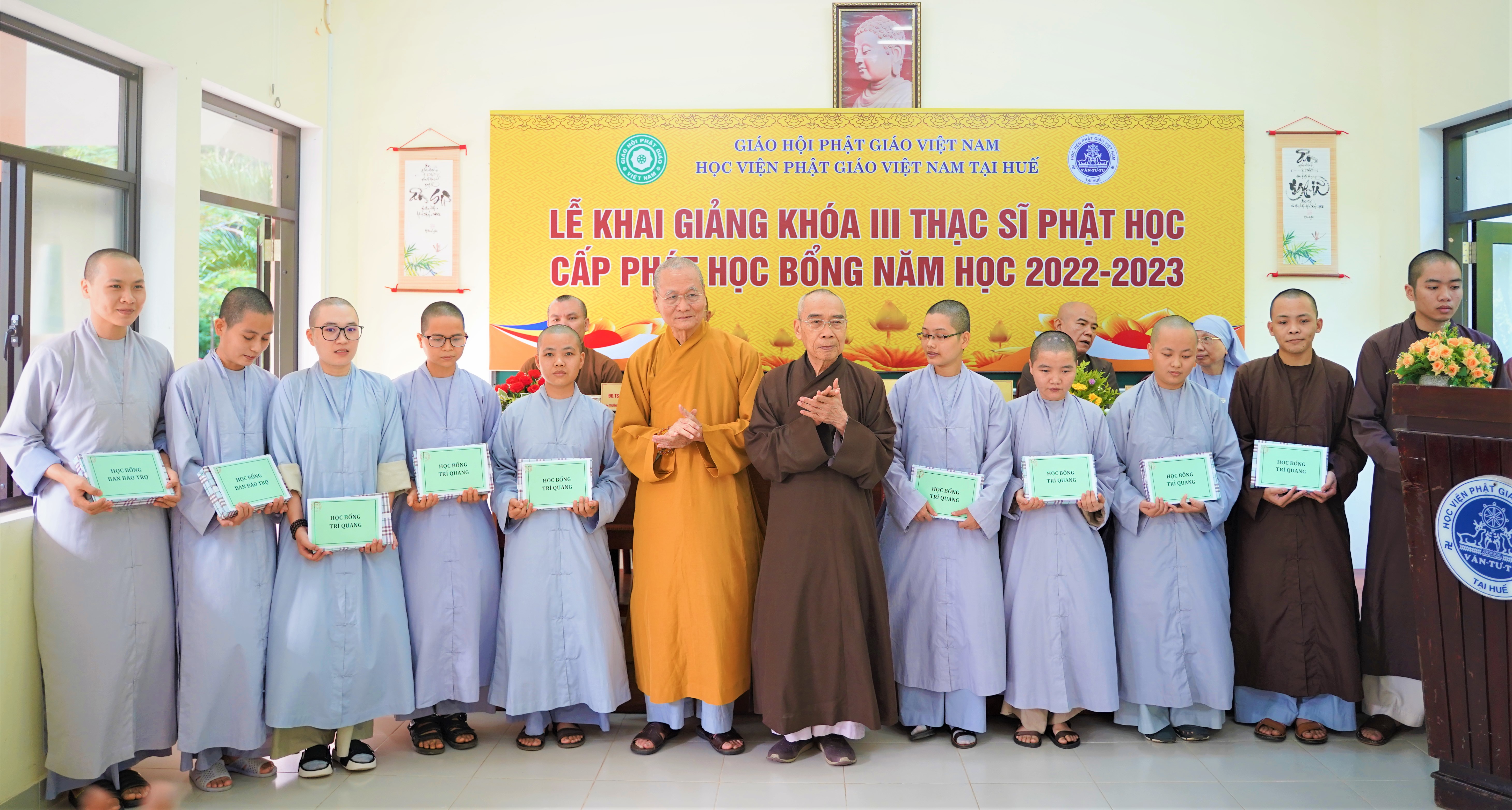 Học viện PGVN tại Huế khai giảng lớp Thạc sĩ Phật học khóa III (2022-2024)